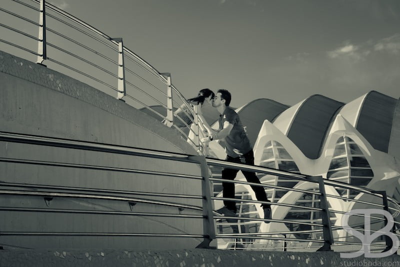 novios valencia blanco y negro
